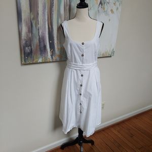 Flirty white sundress